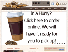Tablet Screenshot of coffeerevolutionvancouver.com